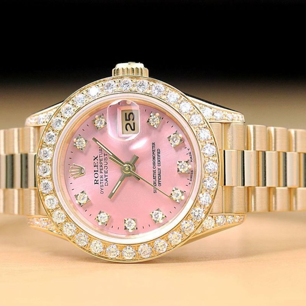 Rolex President 18k Datejust Ladies Watch w/ factory box and hang tag!!!
